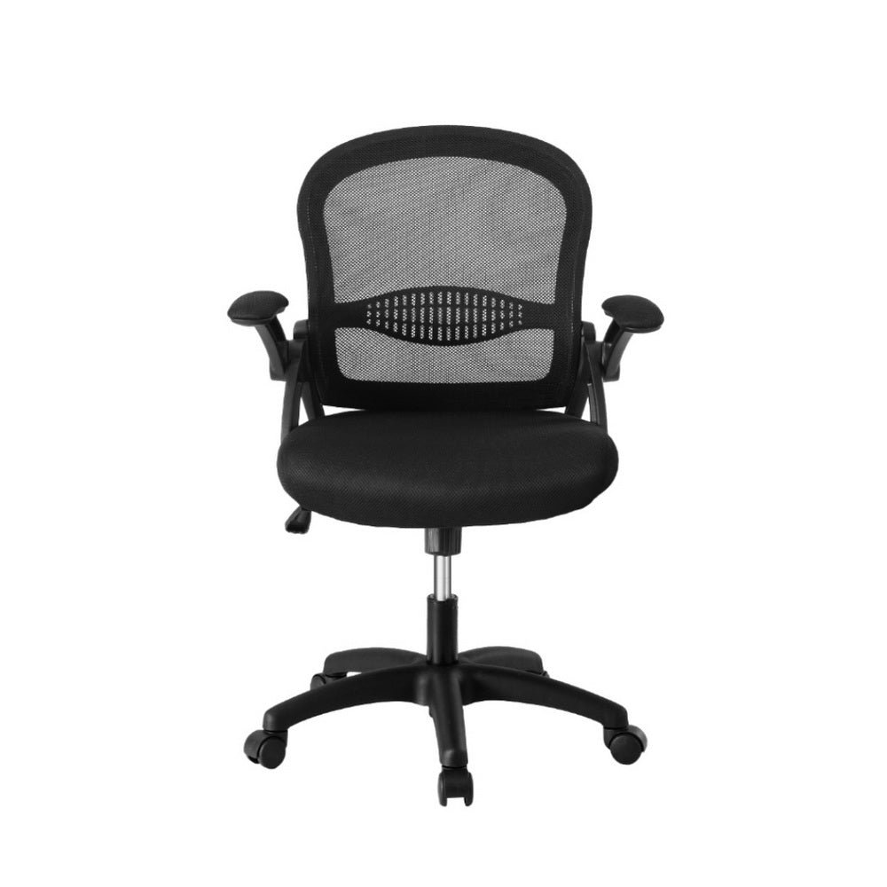 Mesh Office Chair Mid Back Black - L2013