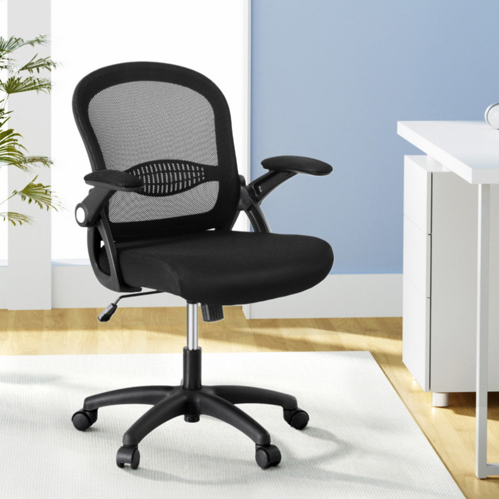 Mesh Office Chair Mid Back Black - L2013