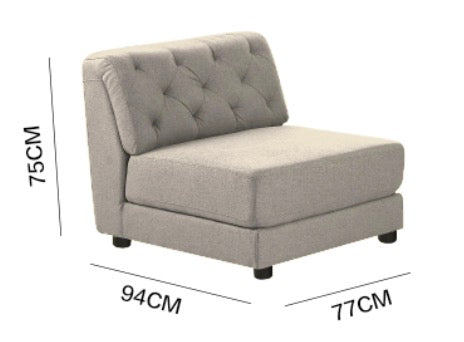 "MING" Modular Sectional Sofa Cream