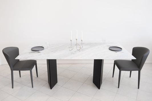 Galaxy Natural Marble Dining Table - 200cm