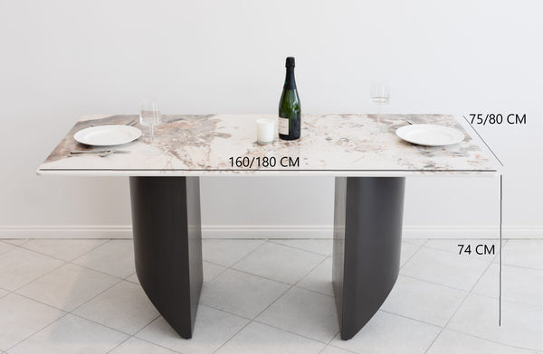 Pandora Sintered Stone Dining Table  - 160cm / 180cm