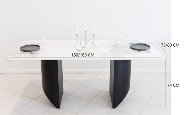 Shannah Sintered Stone Dining Table - 160cm / 180cm