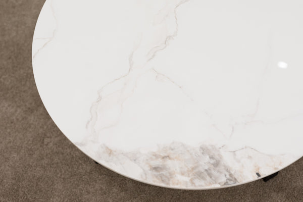 Charlene Engineered Marble Coffee Table Set