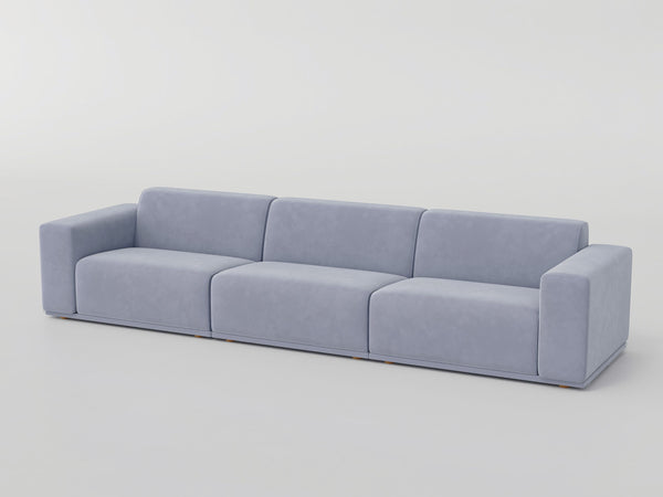 DOFF Modular Sofa - Light Grey Velvet