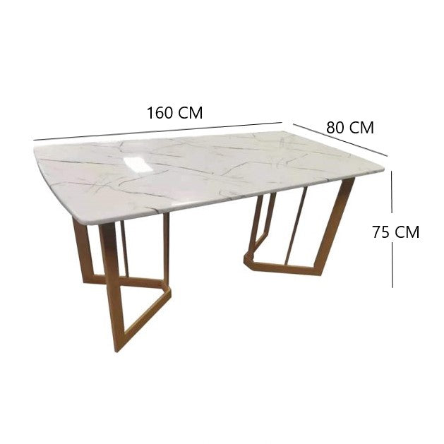 160cm DT007 Marble Dining Table