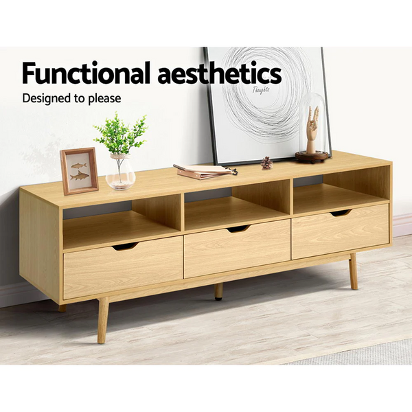 160cm SCAN Entertainment Unit with three drawers