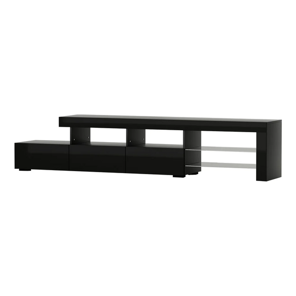 215cm LED Entertainment Unit - White or Black