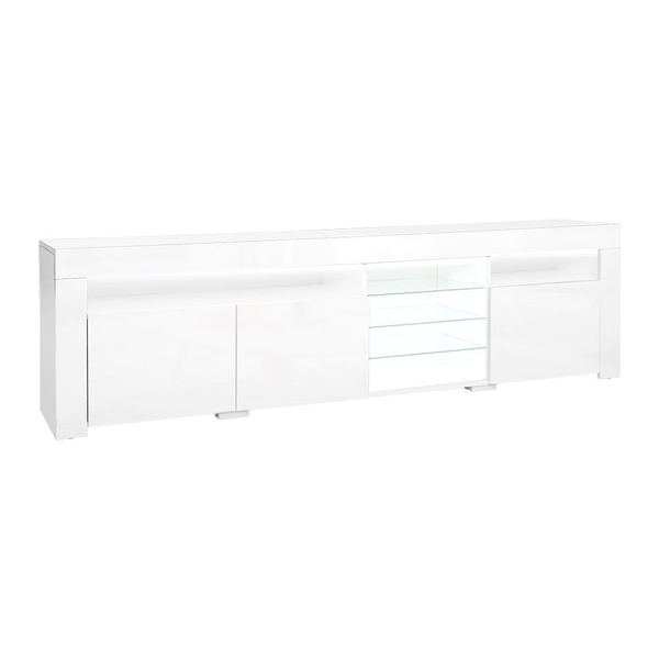 180cm LED Entertainment Unit - White or Black