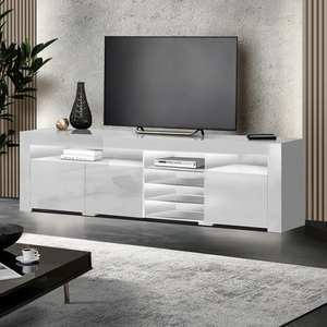 180cm LED Entertainment Unit - White or Black