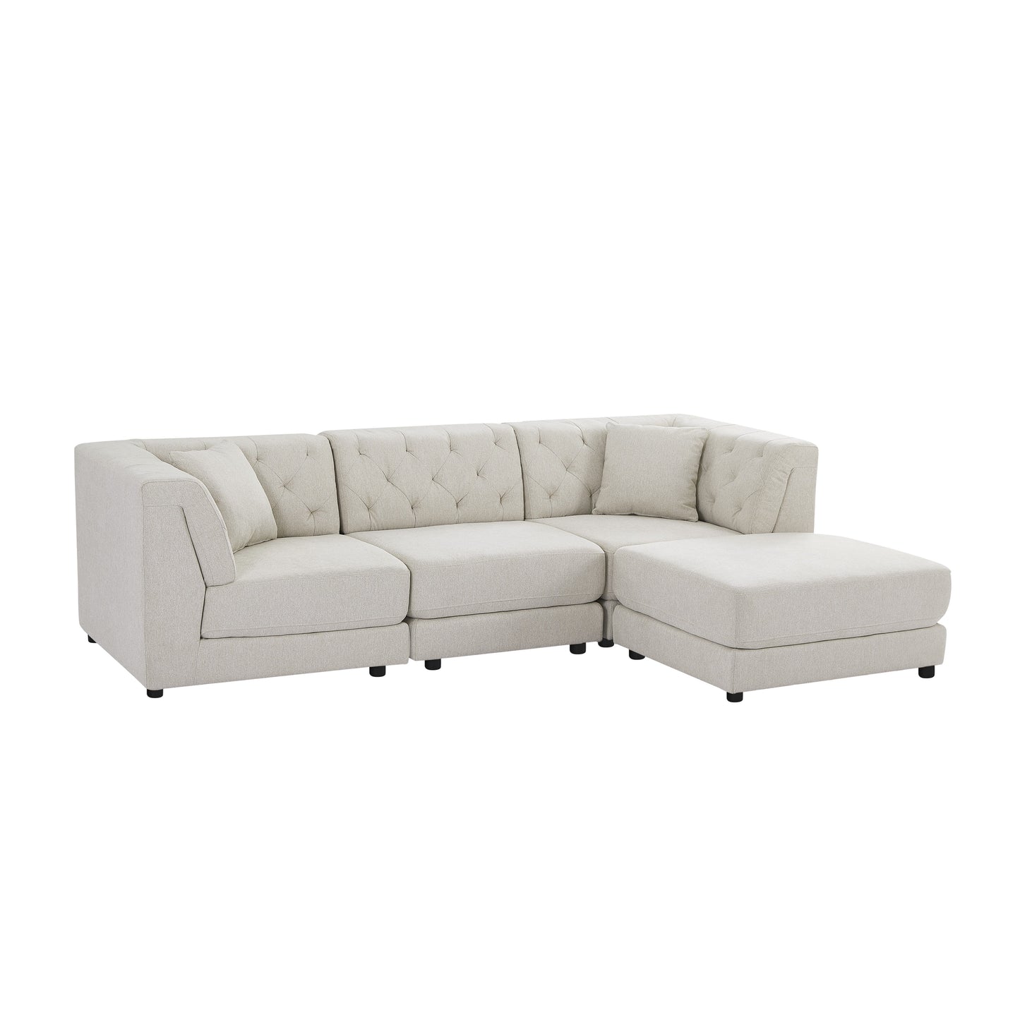 "MING" Modular Sectional Sofa Cream