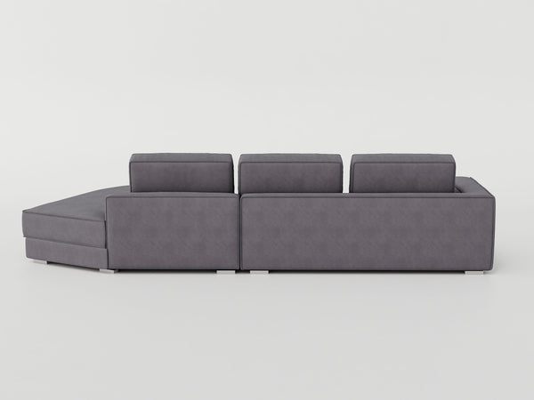 VALENCIA 3-Seater Sectional Sofa Heavy Goose Feather Filling