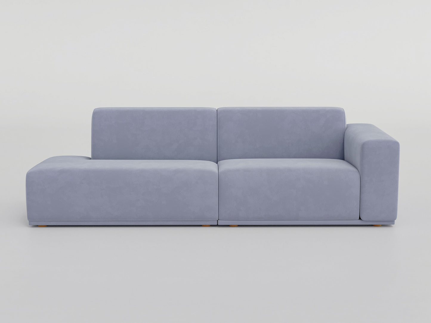 DOFF Modular Sofa - Light Grey Velvet