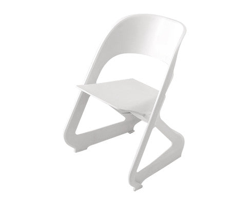 Stackable Plastic Outdoor Chair / Dining Chair - White - NAPPDC