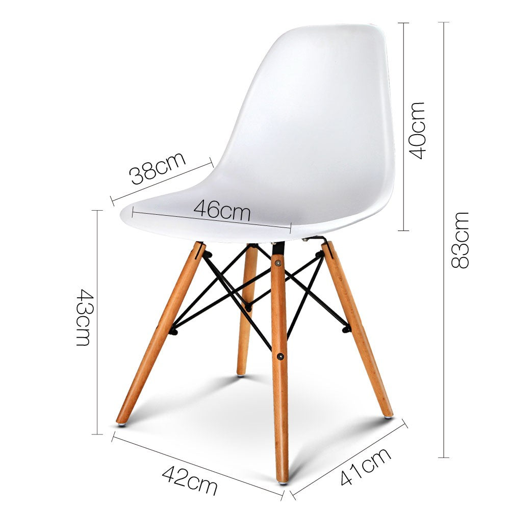 Eames PP Dining Chair - White