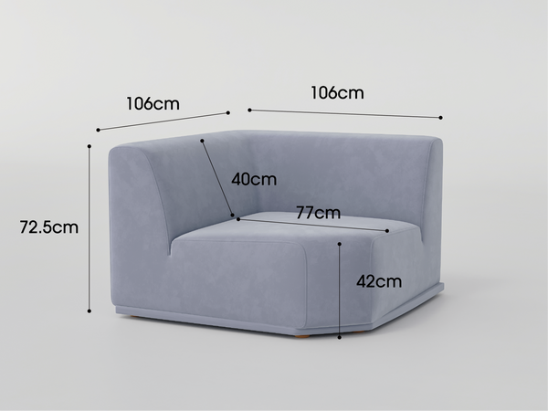 DOFF Modular Sofa - Charcoal