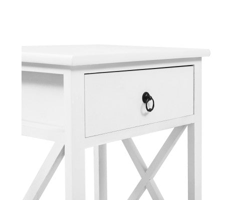 Two Bedside Table with One drawer - NAD1DBSx2