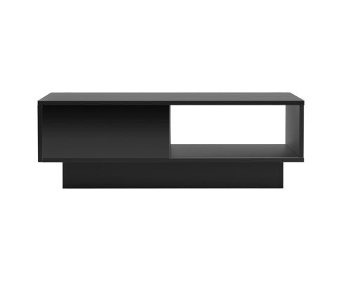 LED Coffee Table with one drawer - White or Black