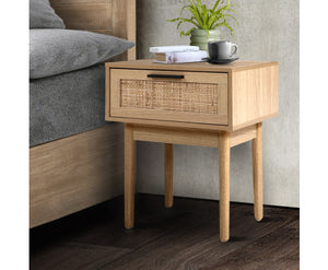 One drawer High legs Bedside Table - NARATBS