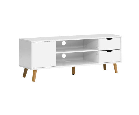 120cm SCAN Entertainment Unit with two drawers and one cabinet