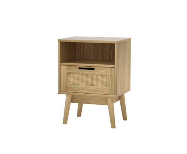 One drawer with shelf Bedside Table - NARAT01BS