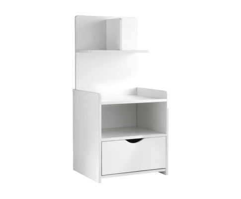 One drawer with shelves Bedside Table - NAP16BS