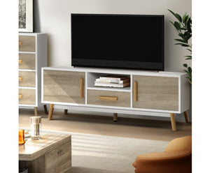 120cm CHIC Entertainment Unit with one drawer and two cabinet