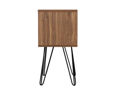 Anka One drawer industrial Bedside Table