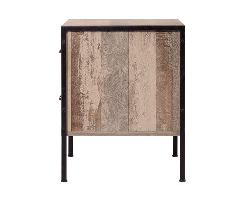 Anka Two drawers Bedside Table - NAG03BS