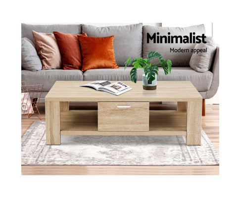 90cm MAXI Coffee Table with one drawer