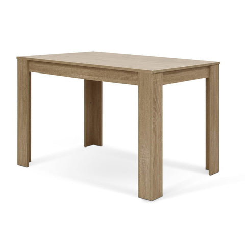 120cm 4 seater Rectangular NATU Dining Table - Oak - NATAB120DT-WD