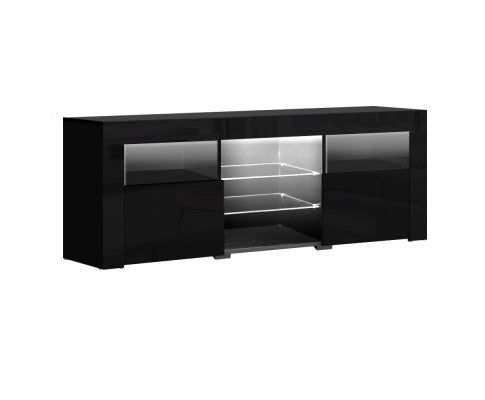 160cm LED Entertainment Unit - Black