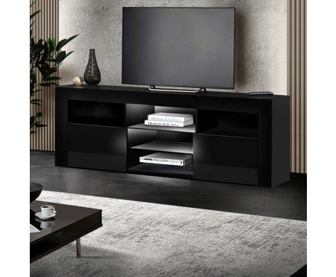 160cm LED Entertainment Unit - Black