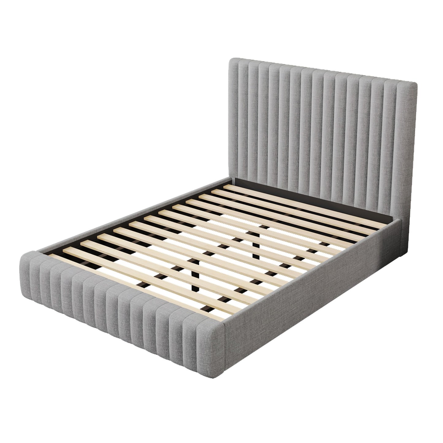 Anka Cello Grey Fabirc Bed Frame