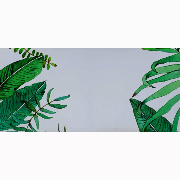 Green Leaves Painting 100 X 45cm