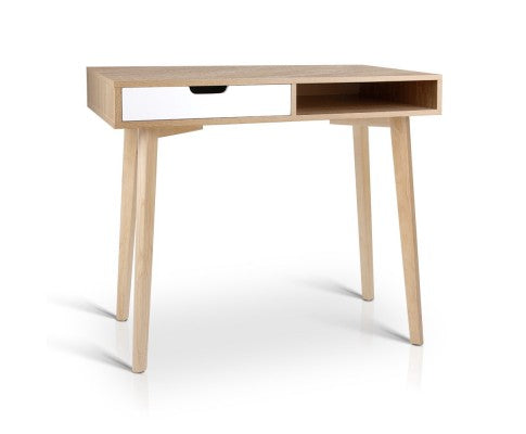 One drawer Scan Desk - Wood - NASCANDK-WD