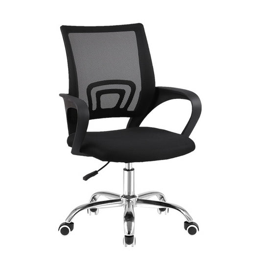 Mesh Office Chair Mid Back Black - 2004