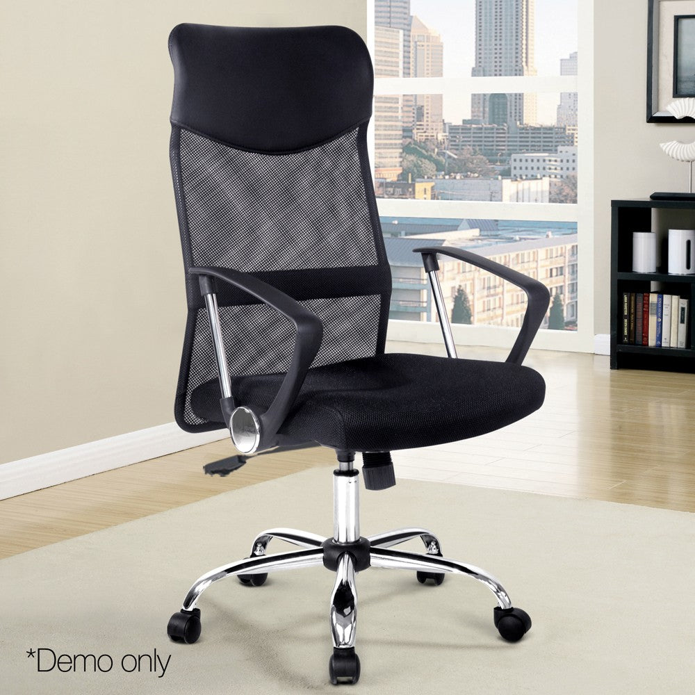 Mesh Office Chair High Back Black - 8009