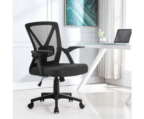 Mesh Office Chair Mid Back Black - HM02