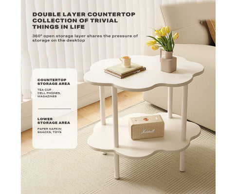 Cloud Double Layer Coffee Table / Corner Table / Side Table/ End Table