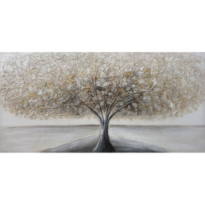 Gold & Silver Tree Hand Painting Picture WF1736A 120 x 60cm