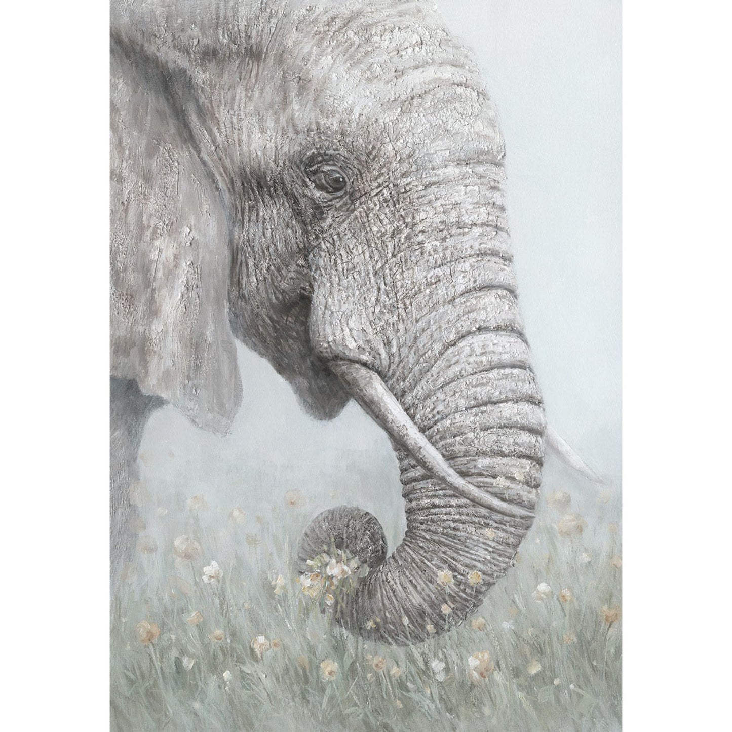 Elephant Canvas Painting WF1770 100 x 70cm