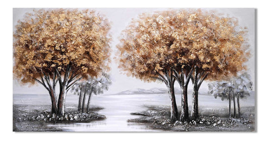 Tree Hand Painting Picture WF1810B 120x60x3cm