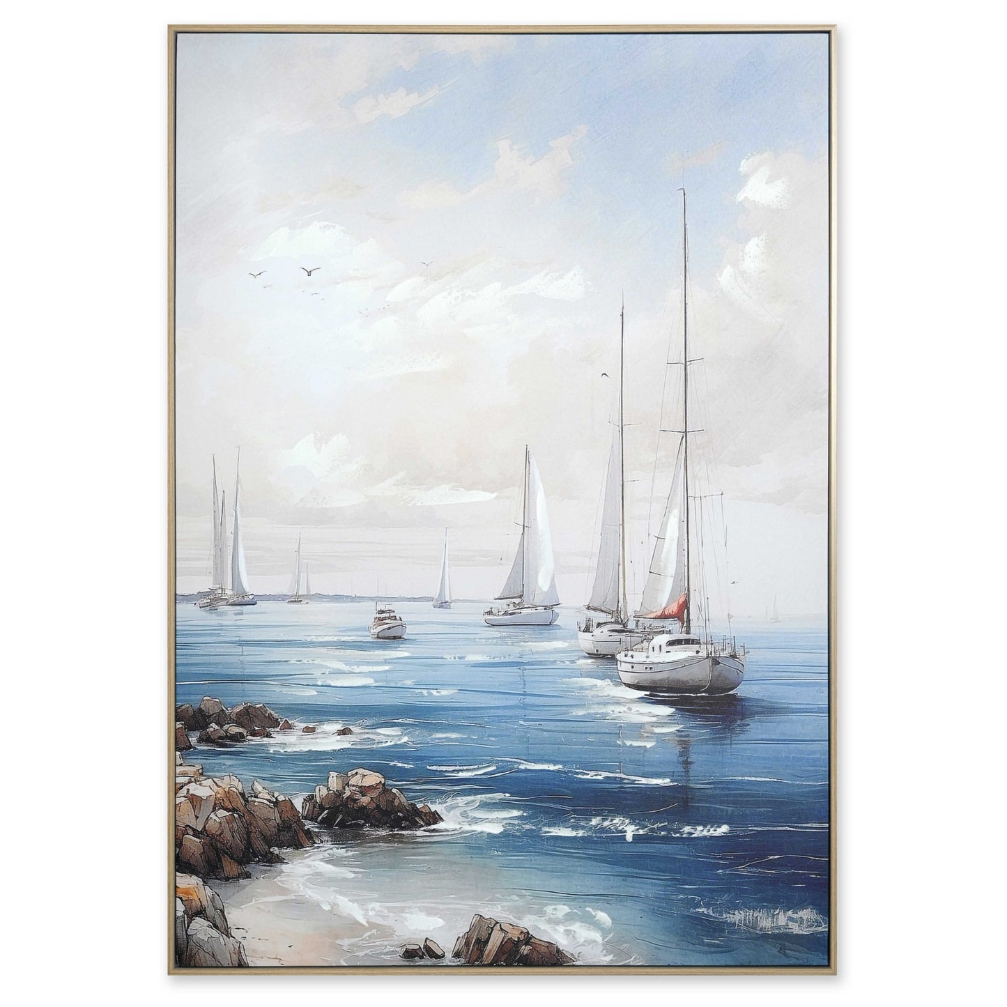 Seascape Hand Painting Picture WF1878A 72x102x4cm