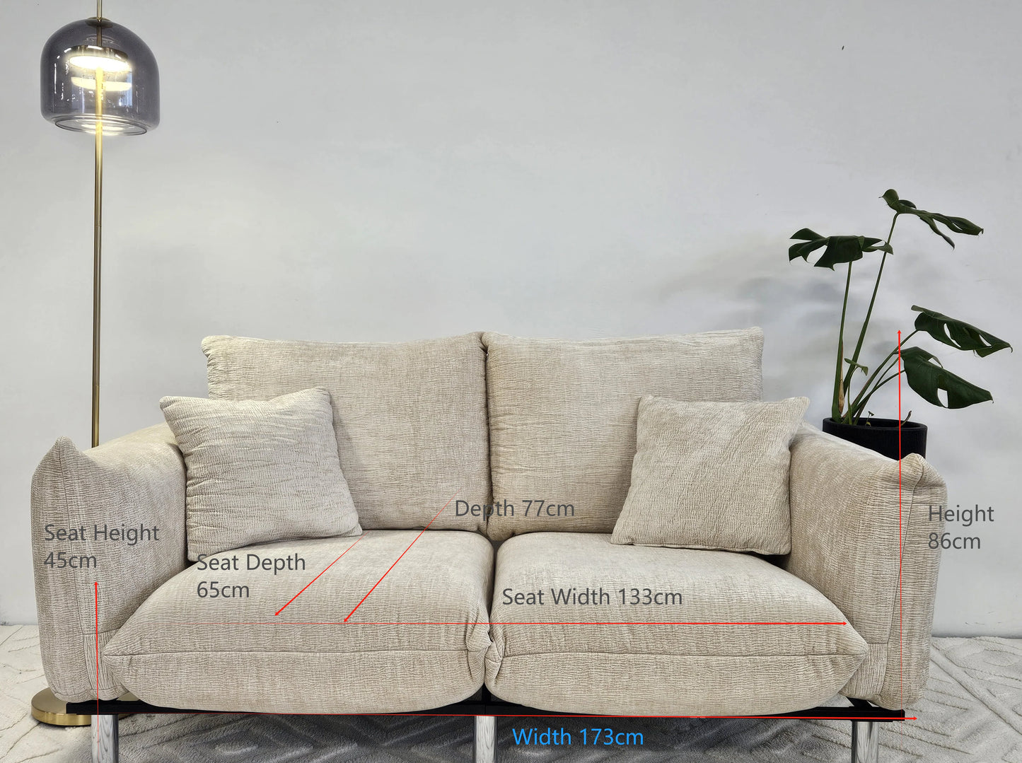 Anka Aera 2-Seater Sofa