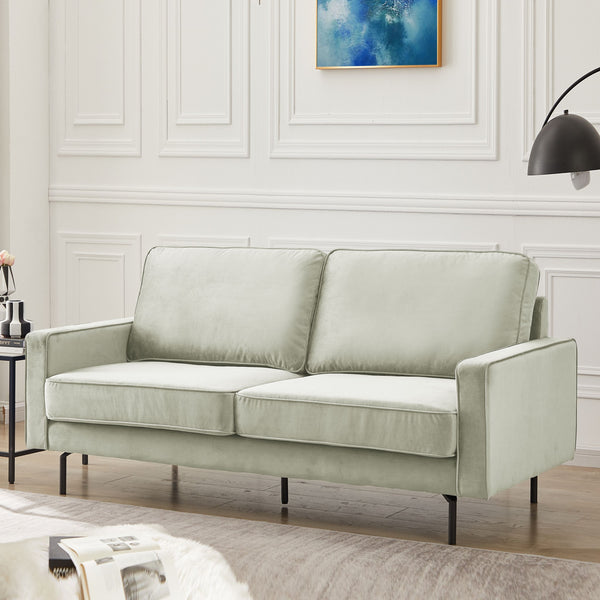 Anka Jessica Velvet sofa - Cream