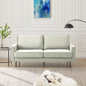 Anka Jessica Velvet sofa - Cream