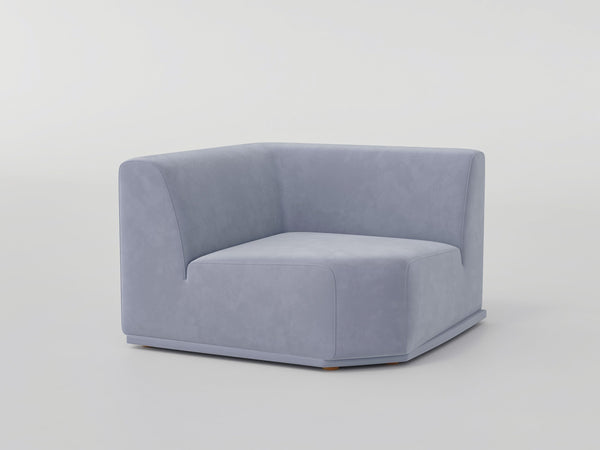 DOFF Modular Sofa - Light Grey Velvet