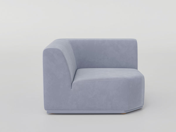 DOFF Modular Sofa - Light Grey Velvet