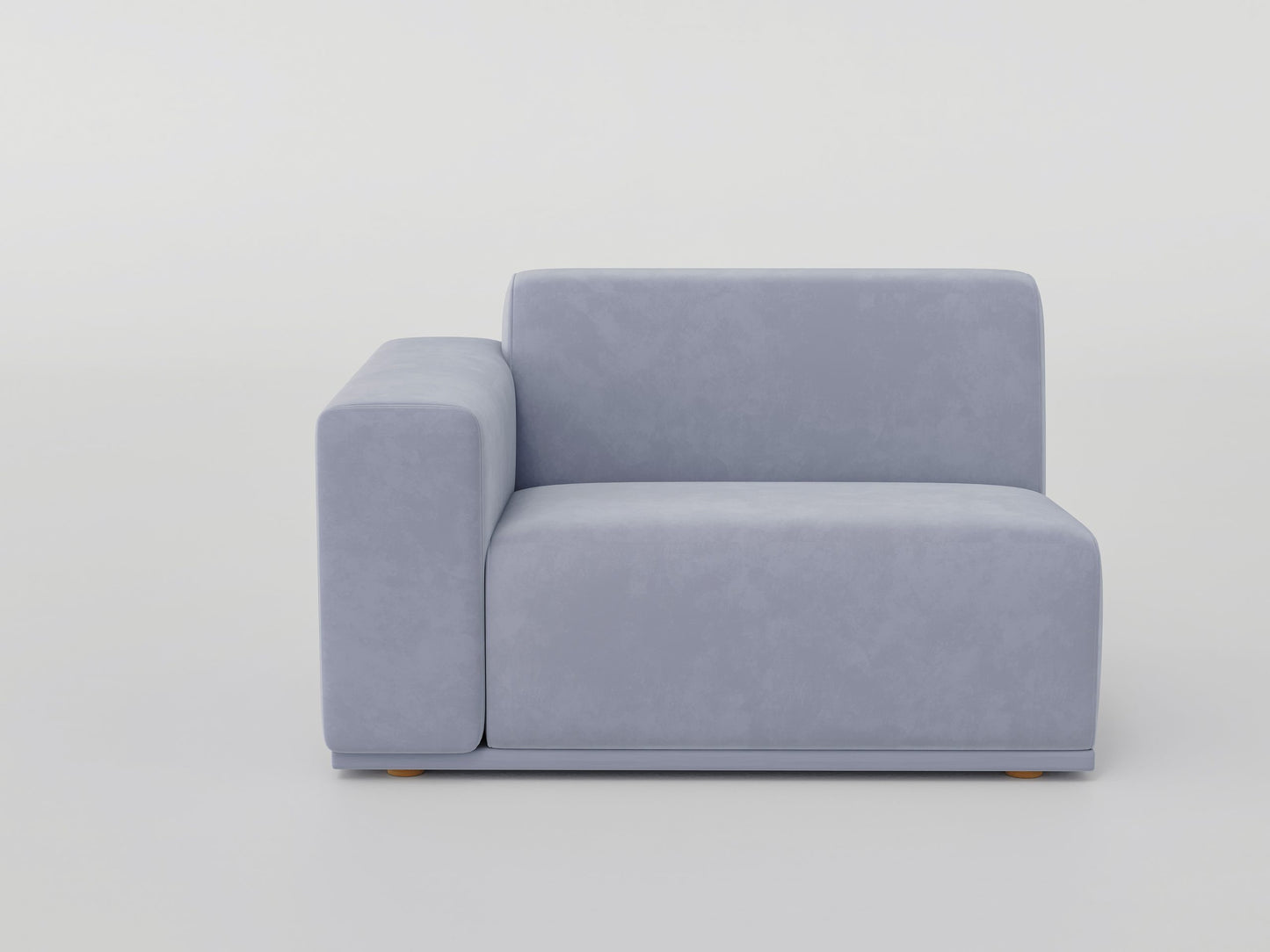 DOFF Modular Sofa - Light Grey Velvet