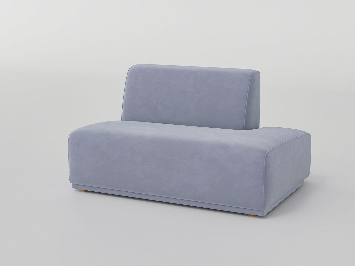 DOFF Modular Sofa - Light Grey Velvet